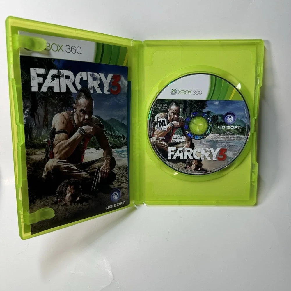 Far Cry 3 & 4 Bundle (Microsoft Xbox 360, 2012) Tested Working